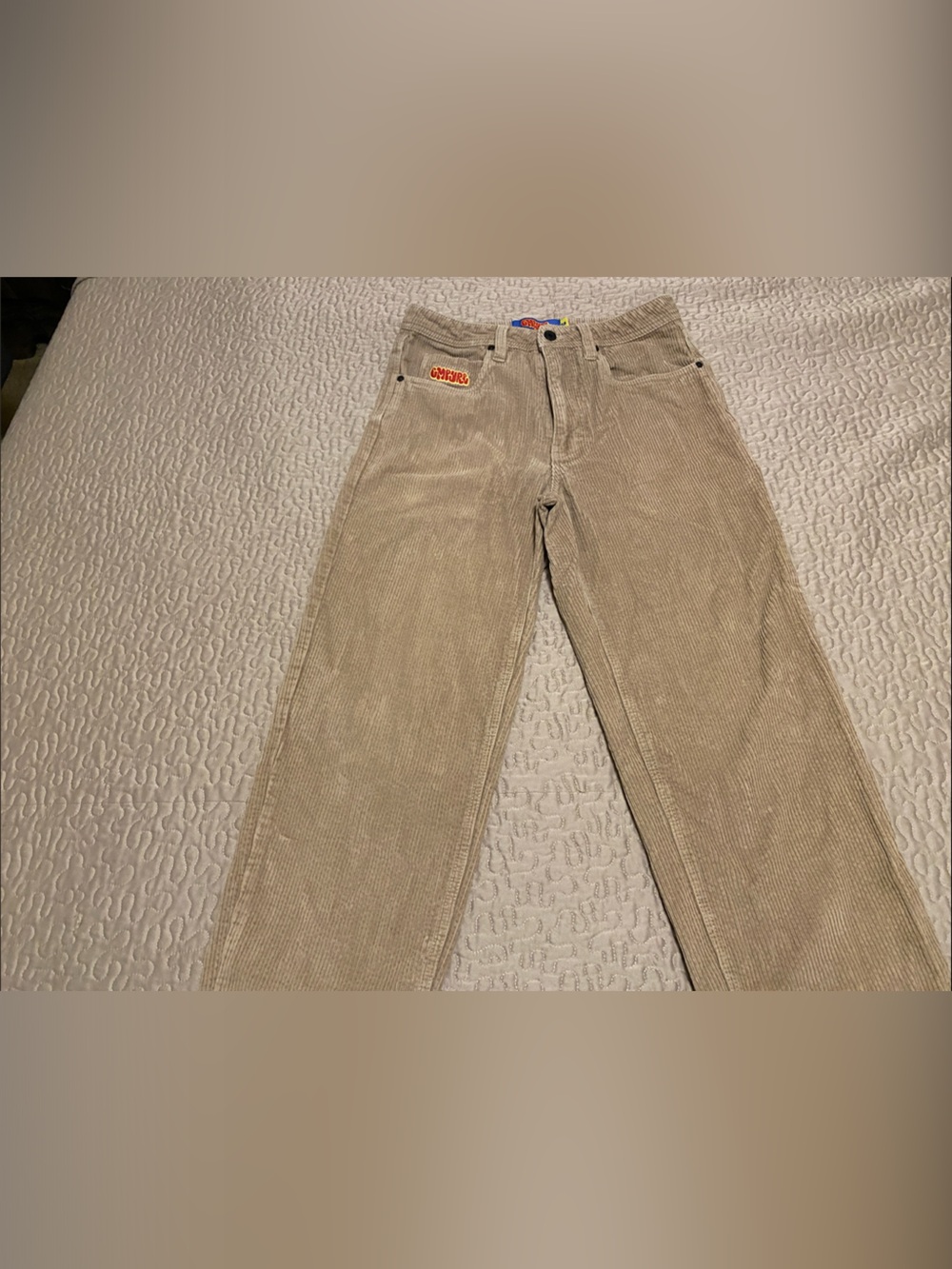 Chor Men’s Beige Corduroy Trousers